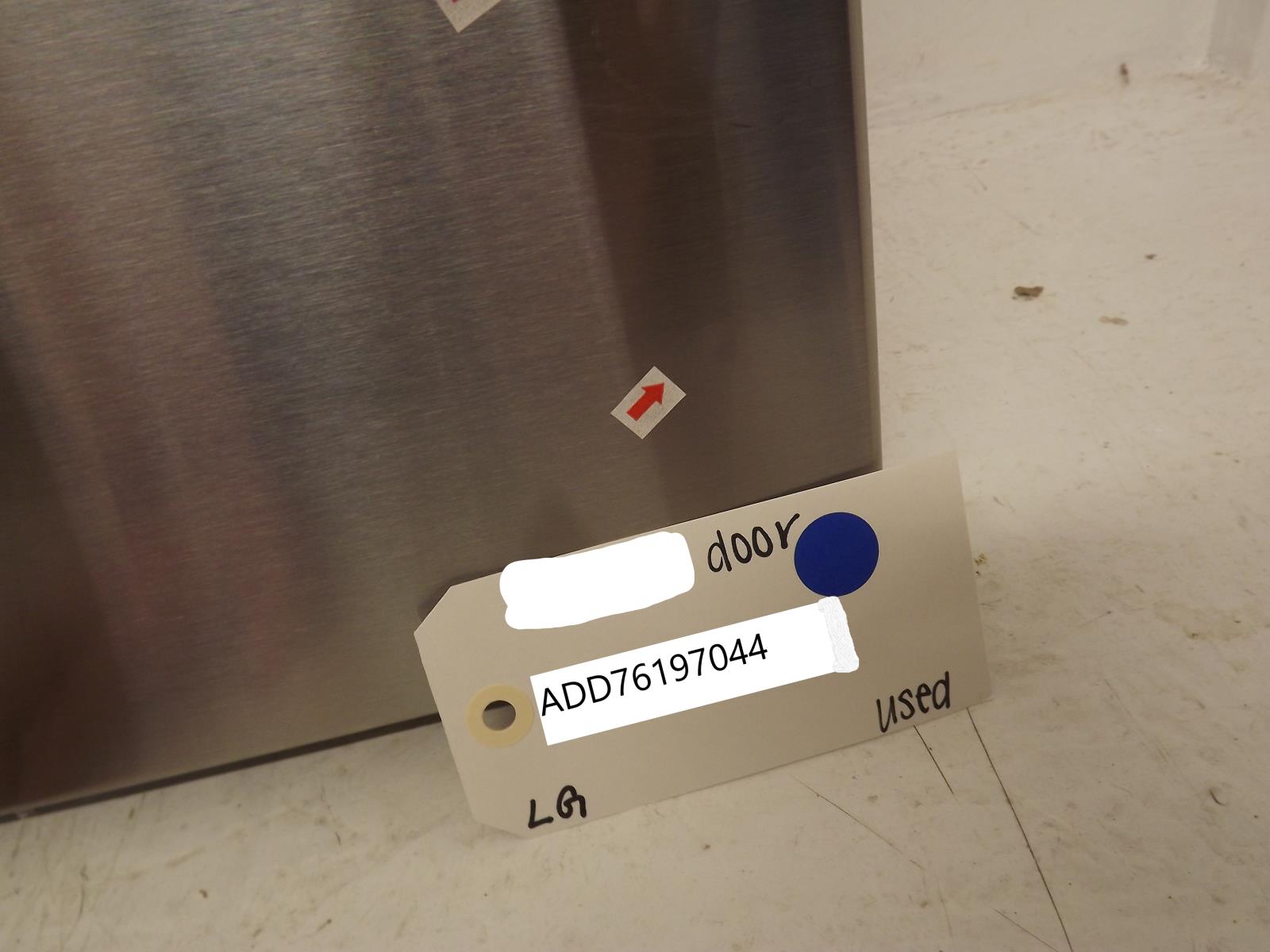 LG Refrigerator ADD76197044 Door Used LG Refrigerator ADD76197044 Door Used
